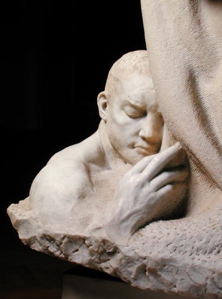 Detalhe da Dedicação a Brahms (mármore) (ver também 155042-47 e 155049) de Max Klinger