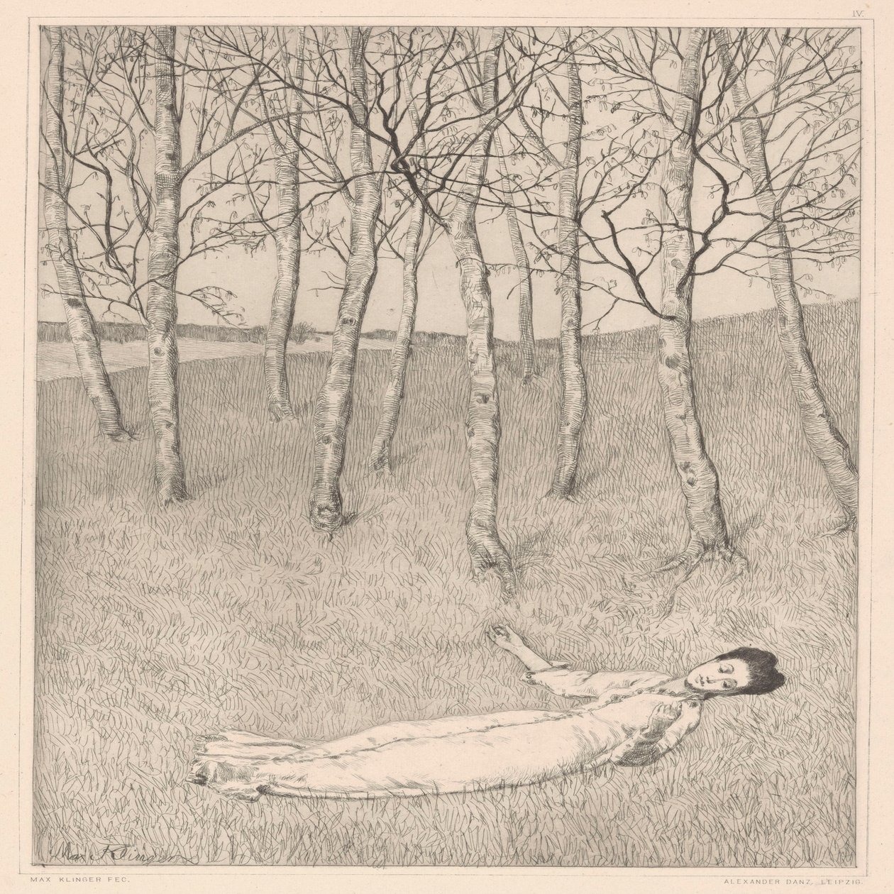 Início da primavera de Max Klinger