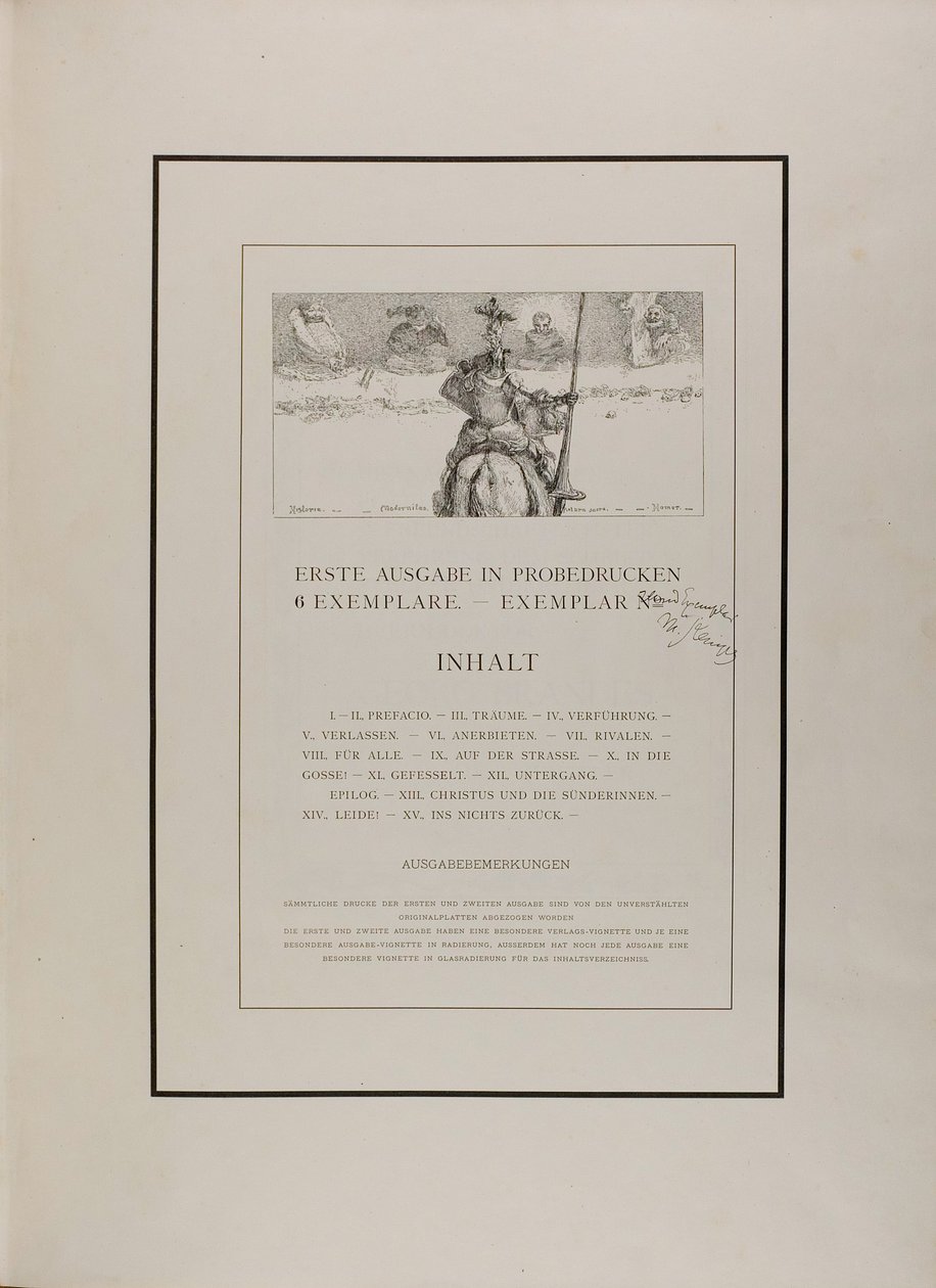 Historia, Modernitas, Pictura sacra, Homero, de Uma vida de Max Klinger