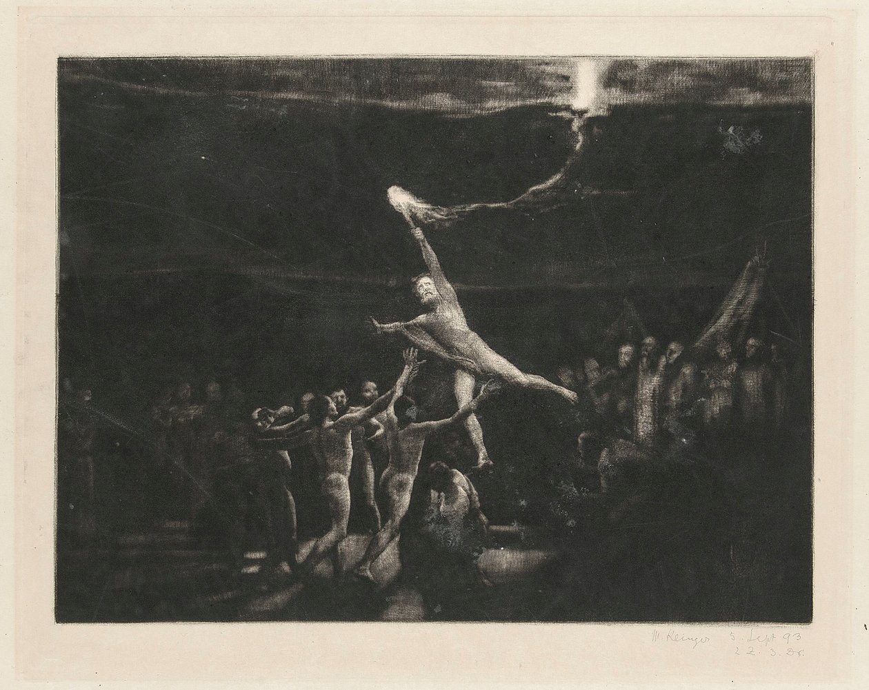 O Roubo da Luz, p. 12, Fantasia de Brahms, Op. XII de Max Klinger