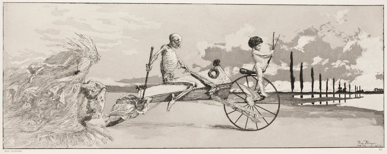 O Amor, a Morte e o Além de Max Klinger
