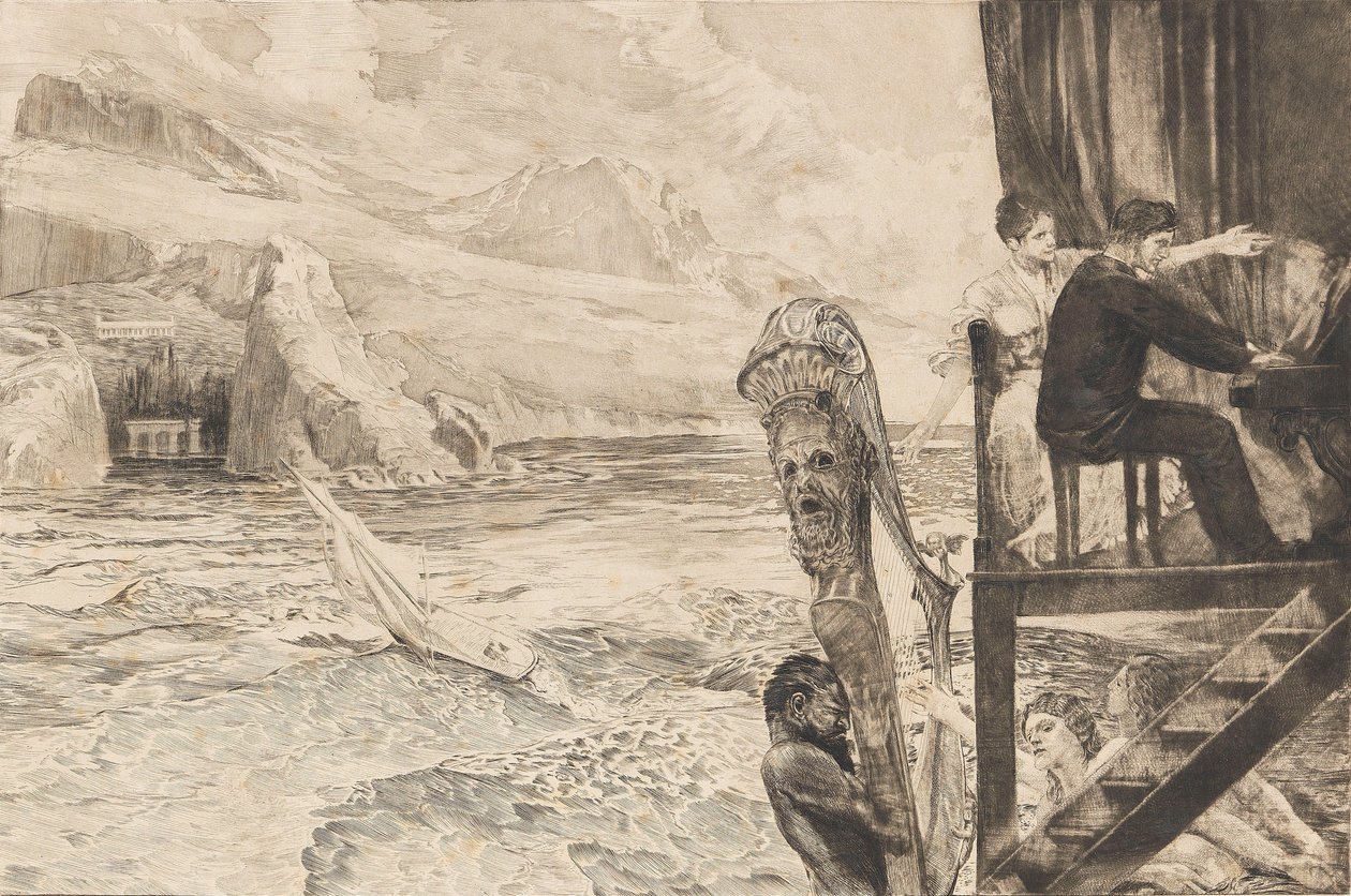 Opus XII, Brahms Phantasy, 1894. de Max Klinger