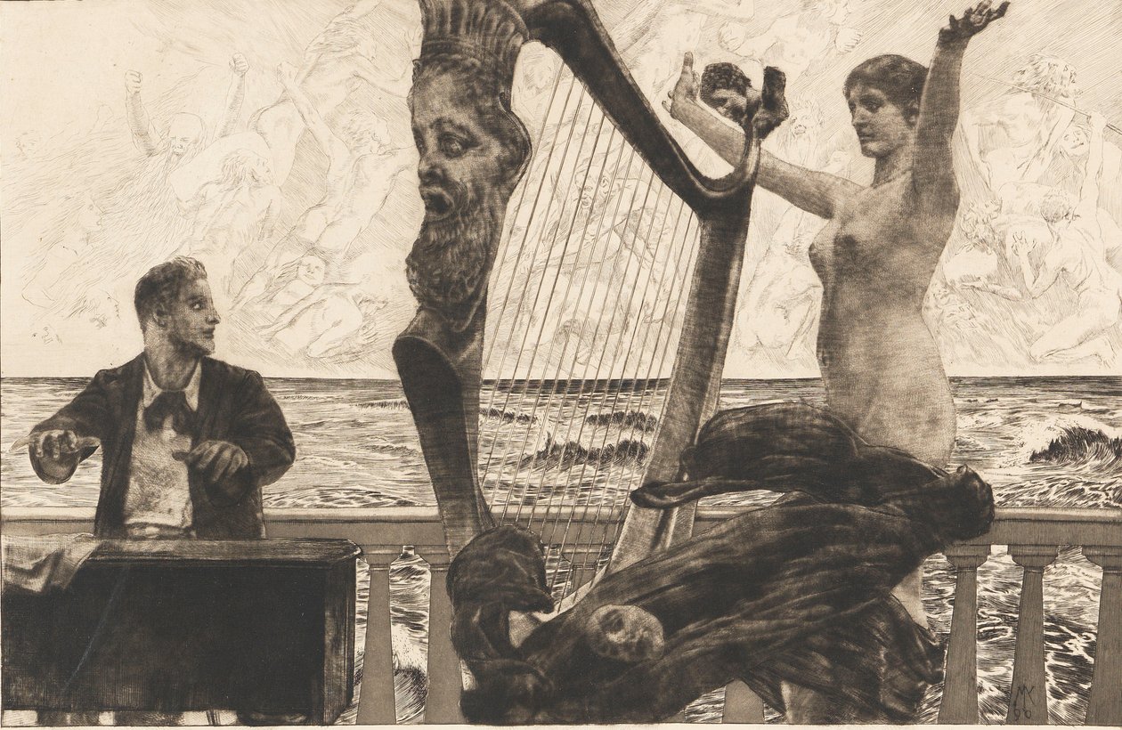 Opus XII, Phantasy de Brahms, 1894. de Max Klinger