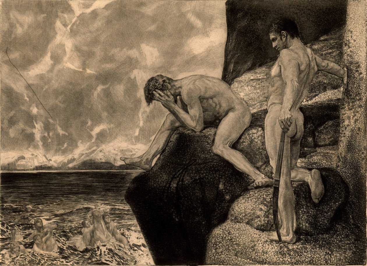 Opus XII, Phantasy de Brahms, 1894. de Max Klinger
