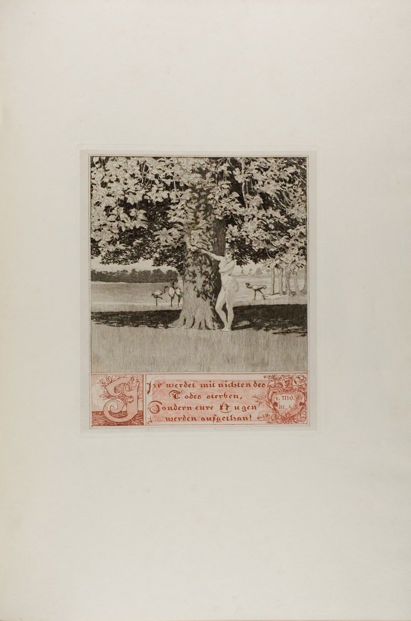 Prefácio I, prato um de A Life de Max Klinger