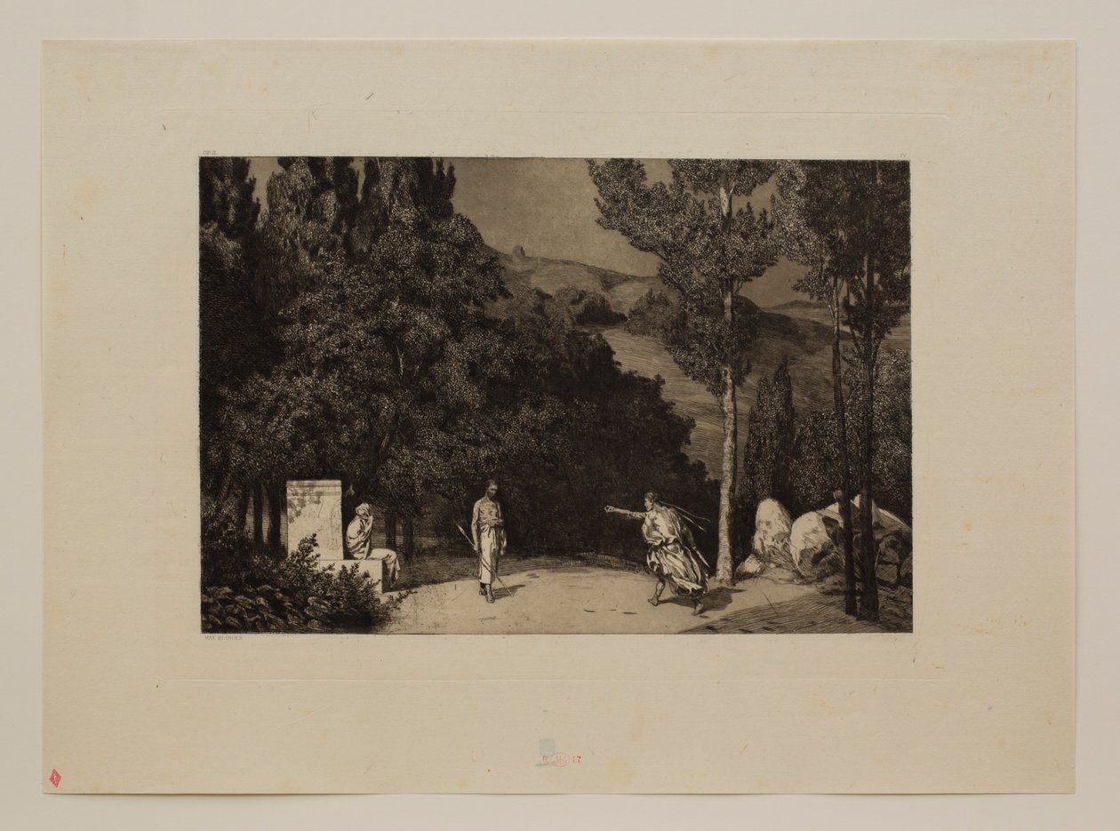 Pyramus e Thisbe III de Max Klinger