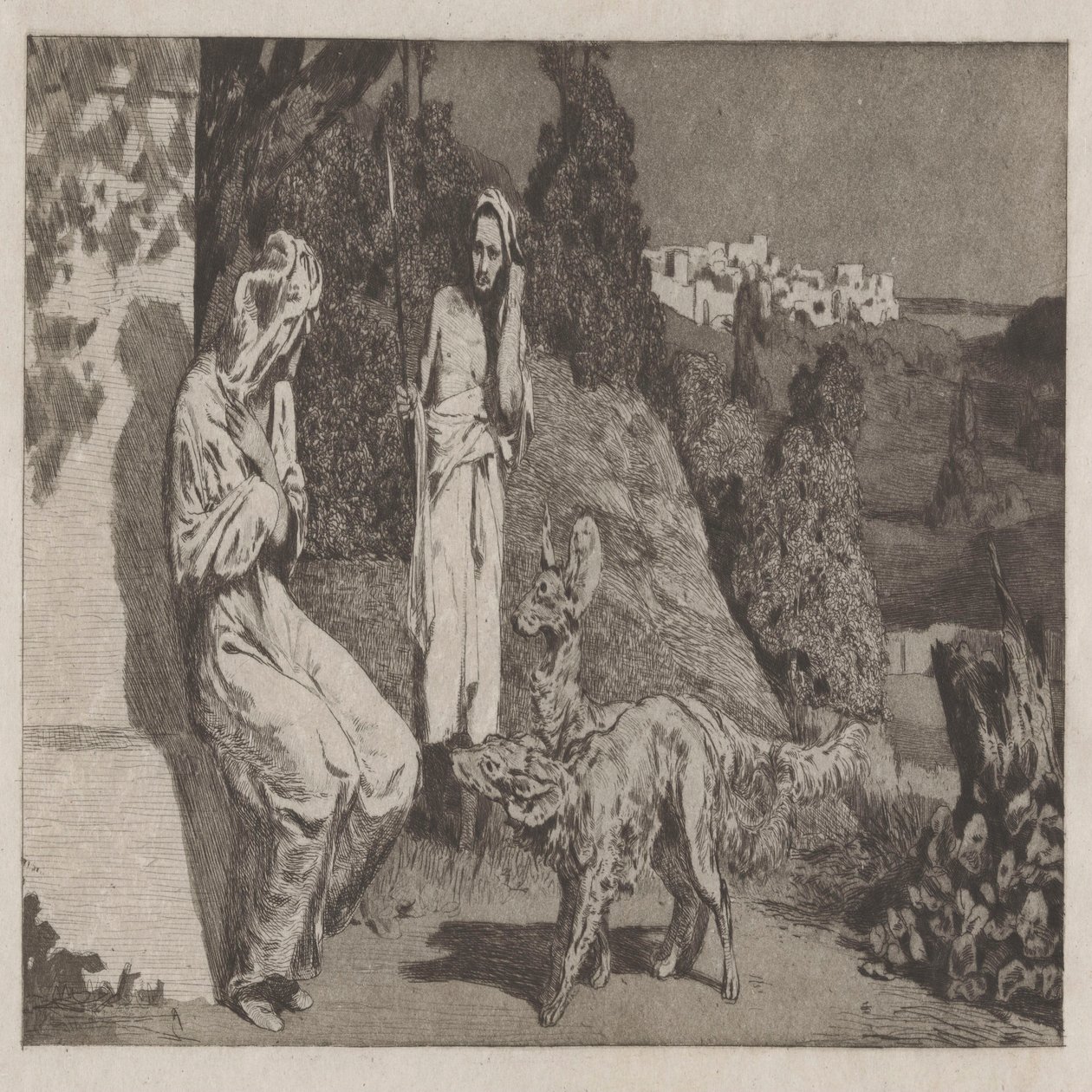 Píramo e Tisbe II. de Max Klinger