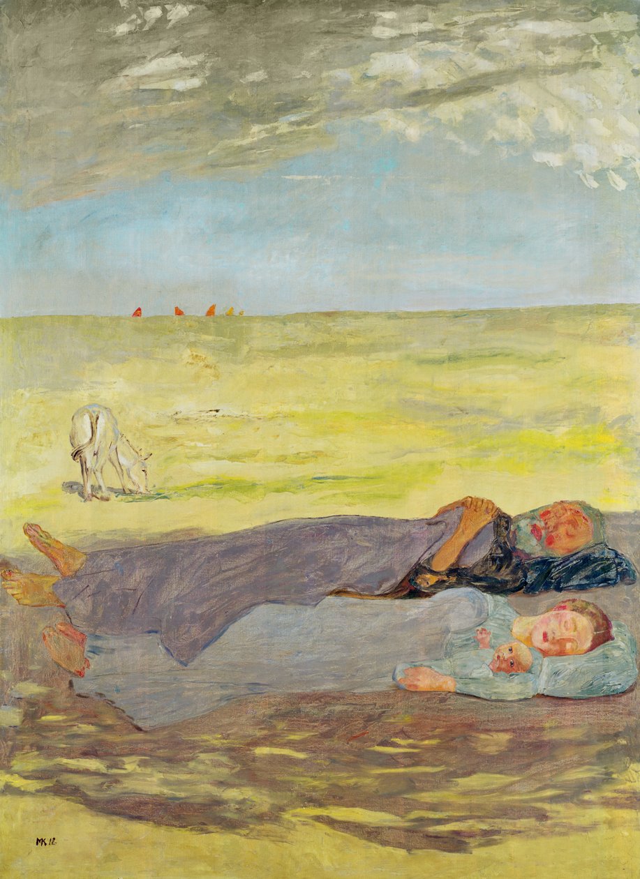 Descanse no vôo para o Egito, 1912 de Max Klinger