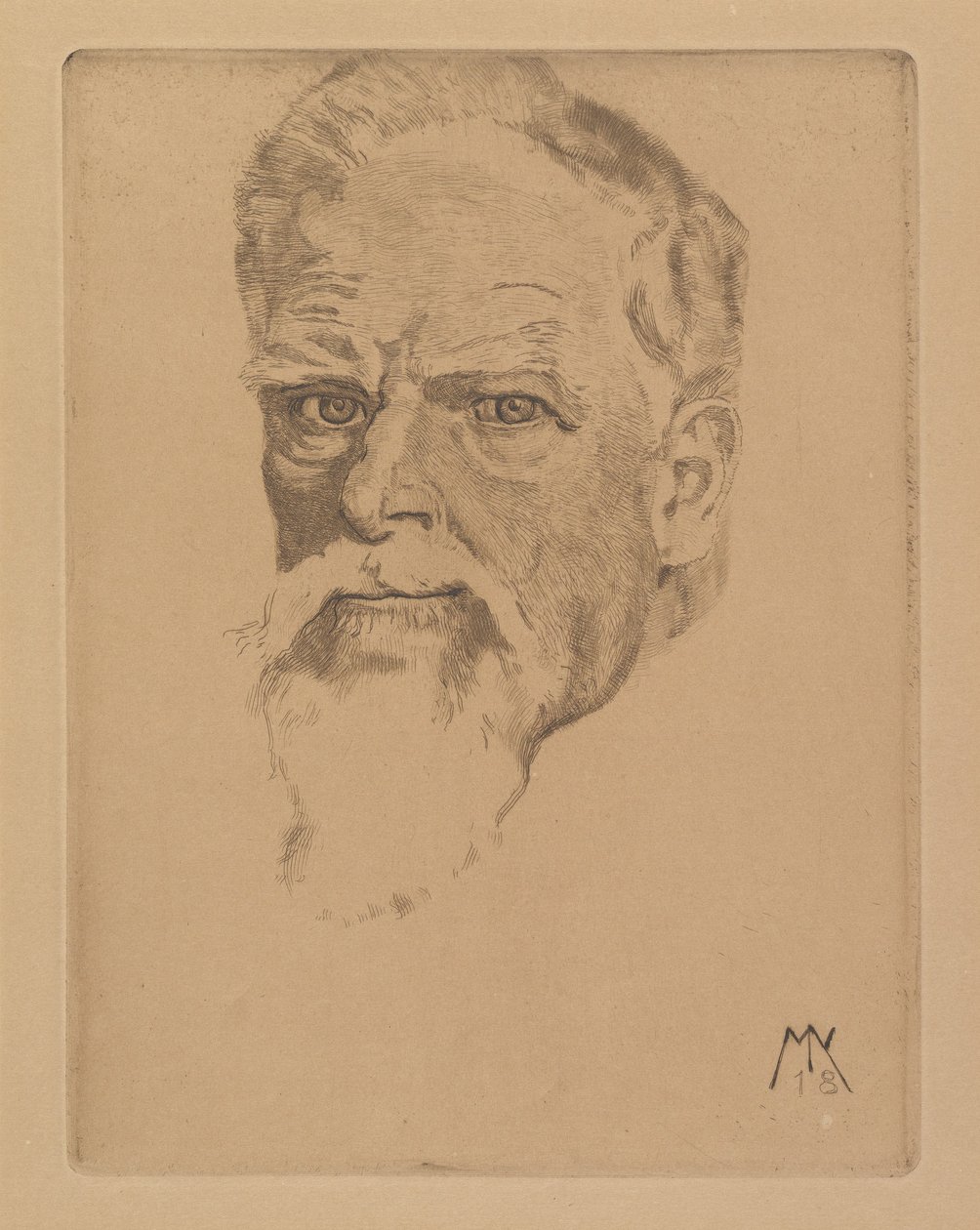 Autorretrato de Max Klinger