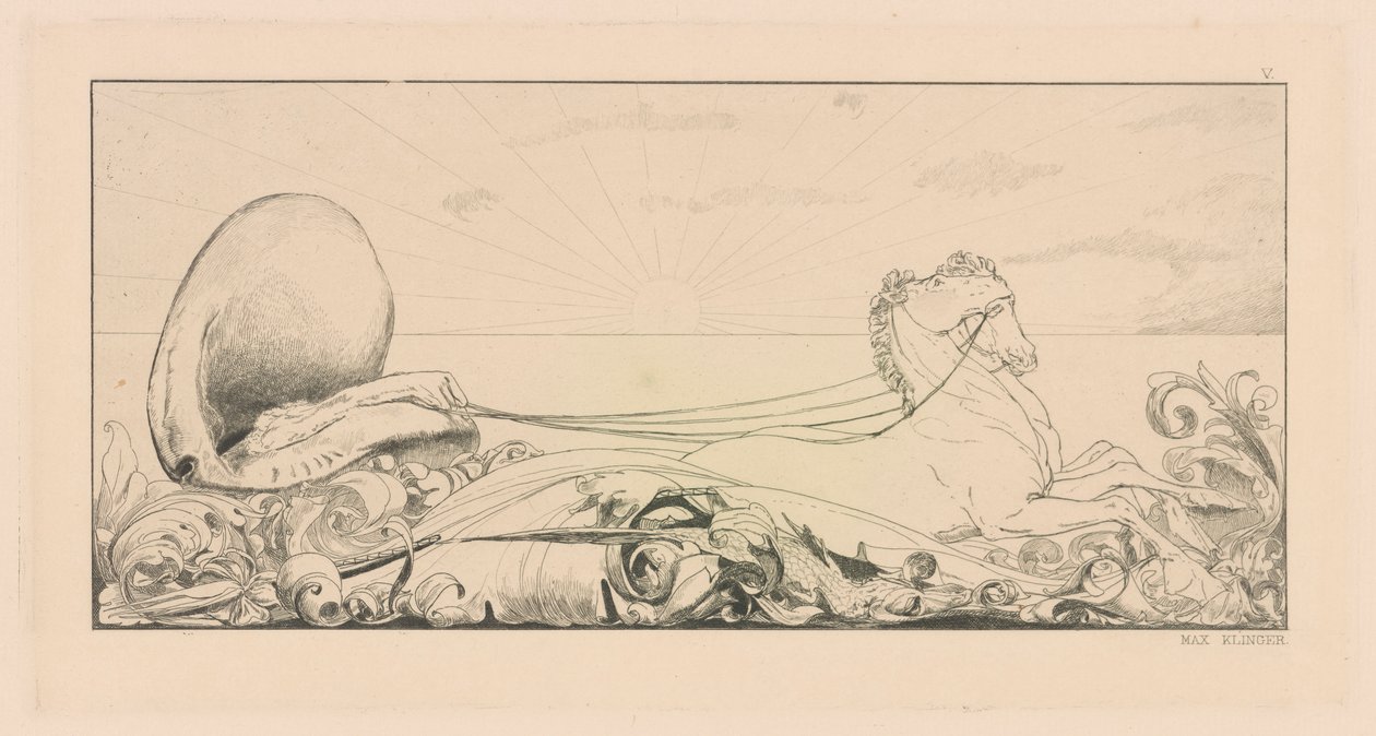 Triunfo (Triumph), da série Ein Handschuh (A Glove) de Max Klinger
