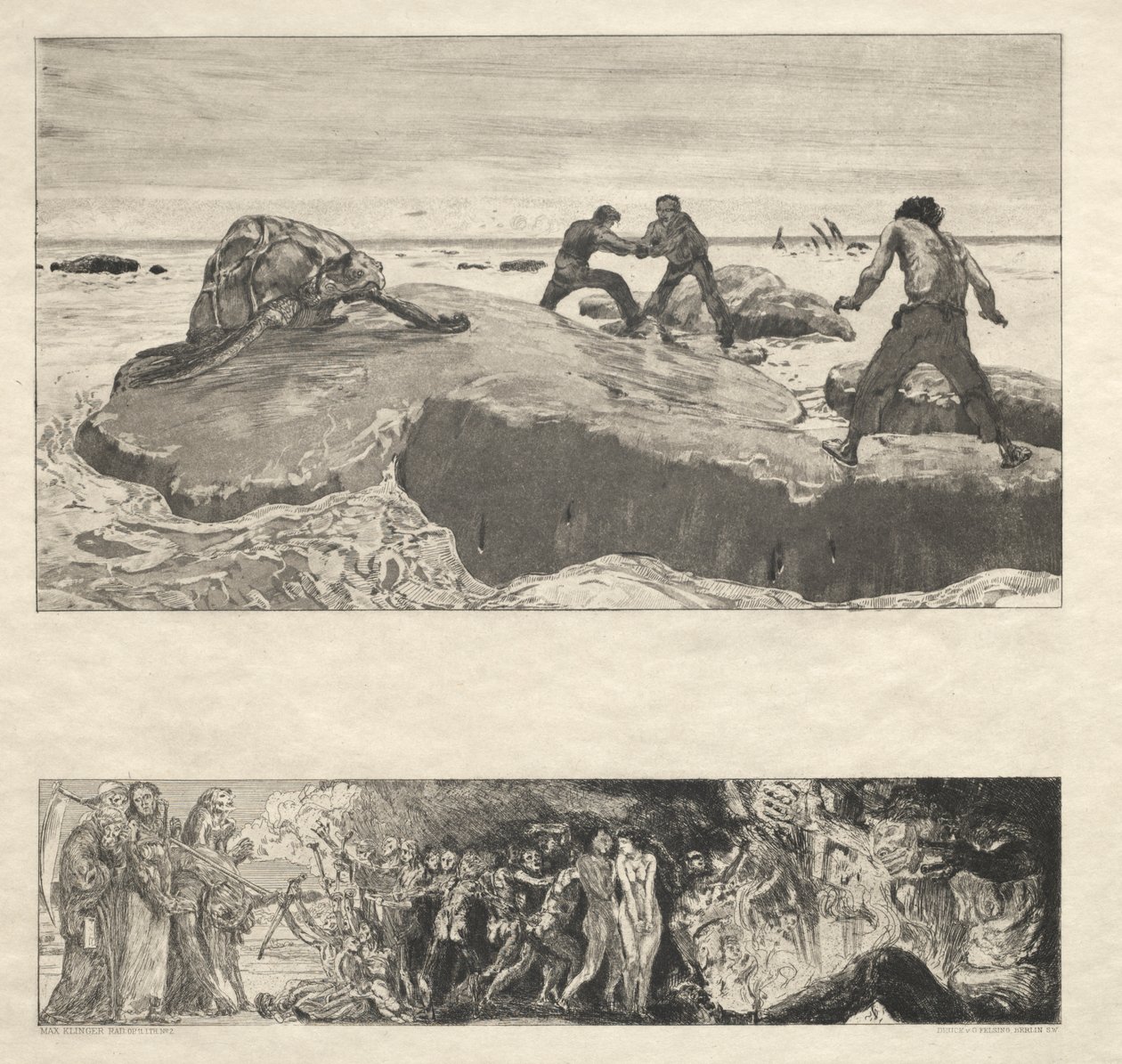 Vom Tode I, (Opus II, 1889) No. 2 de Max Klinger