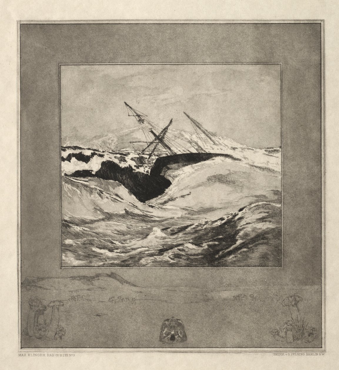 Vom Tode I, (Opus II, 1889) No. 3 de Max Klinger