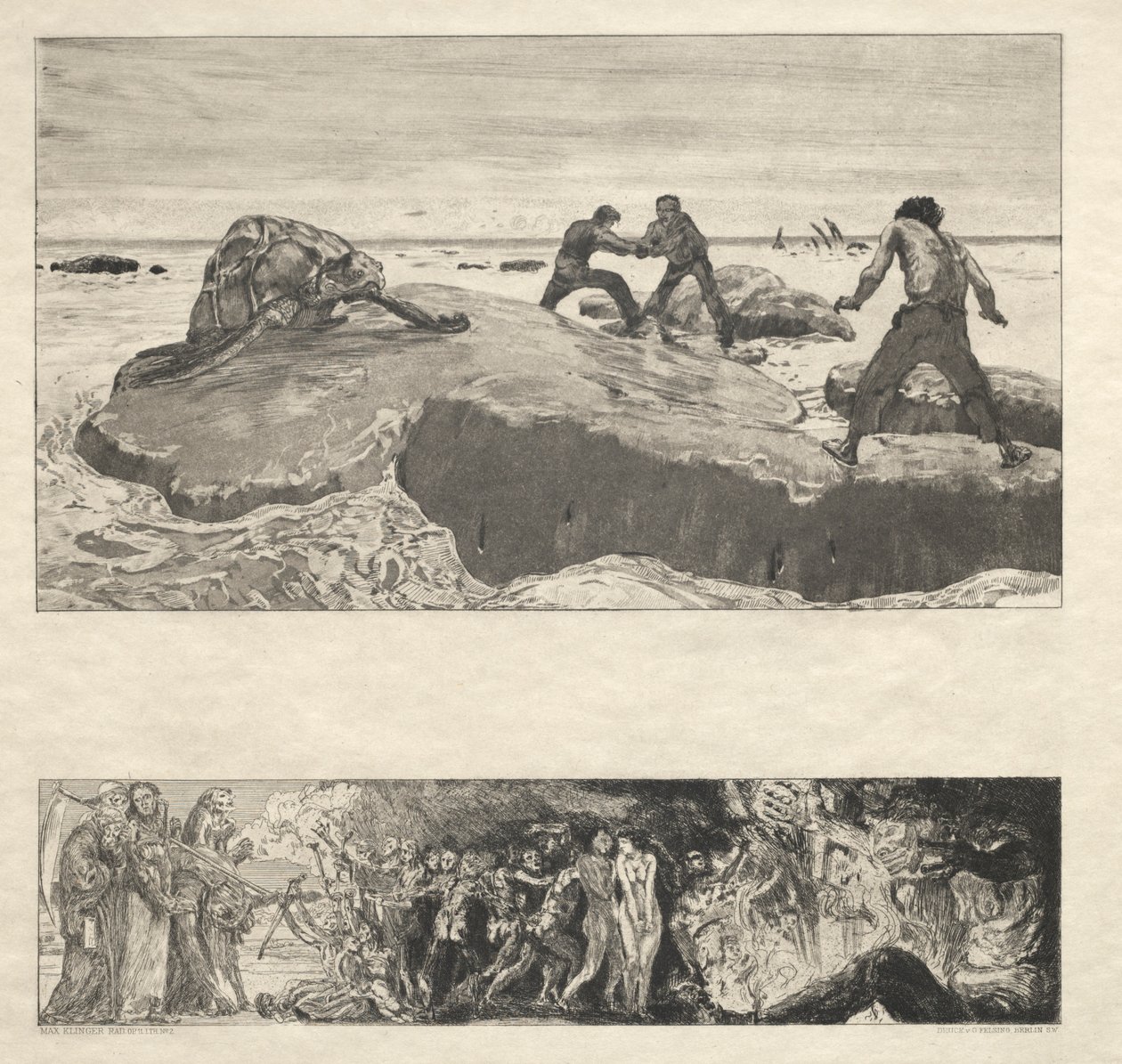 Vom Tode I, Opus II, 1889 No. 2) de Max Klinger