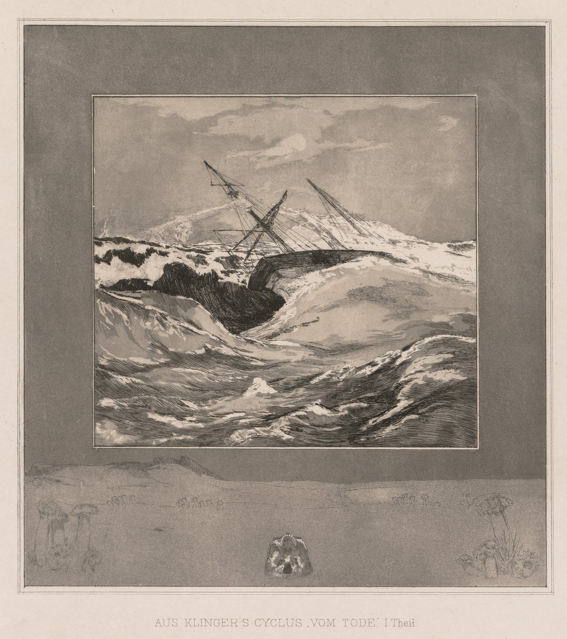 Vom Tode I Opus II, 1889, n. 3) de Max Klinger