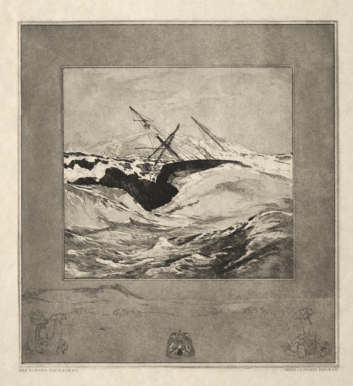 Vom Tode I, Opus II, 1889 No. 3) de Max Klinger