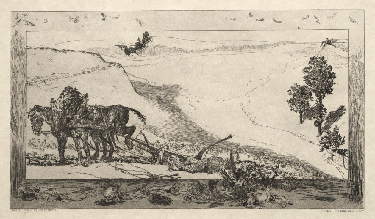 Vom Tode I, Opus II, 1889 No. 7) de Max Klinger