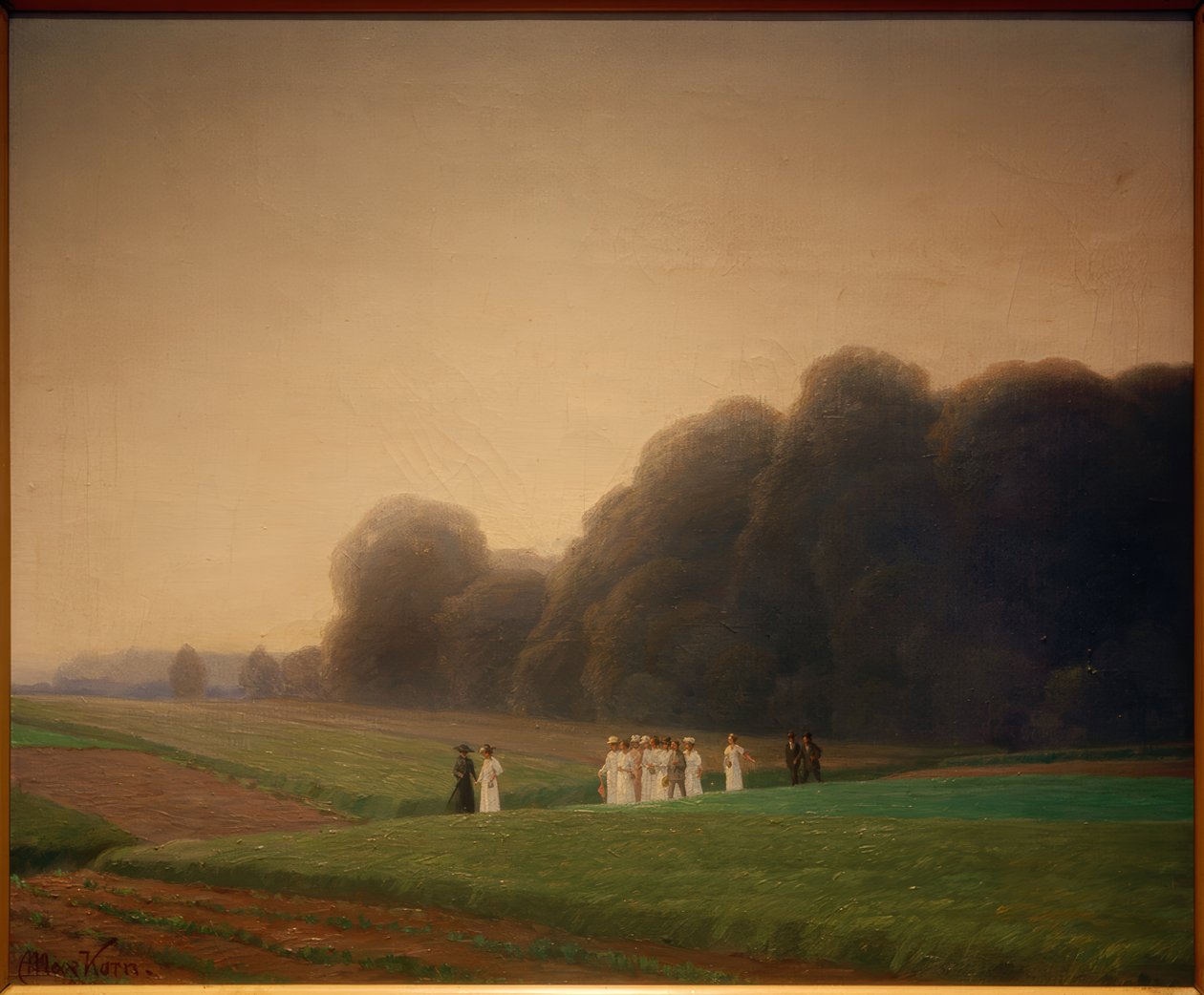 Caminhe perto Dessau-Großkühnau de Max Korn