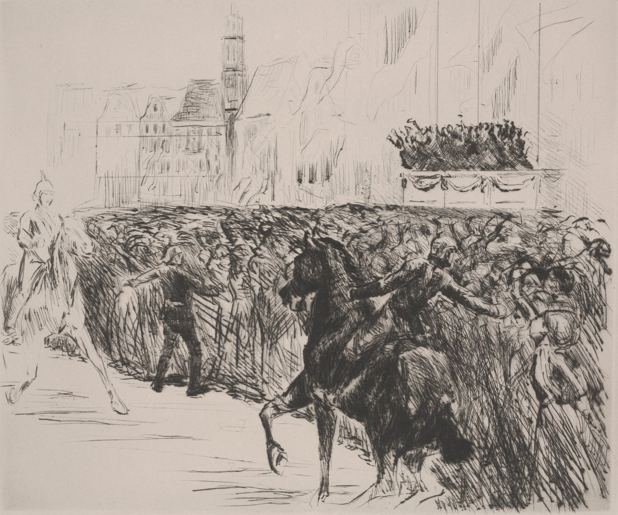Chegada da rainha da Holanda, 1913 de Max Liebermann