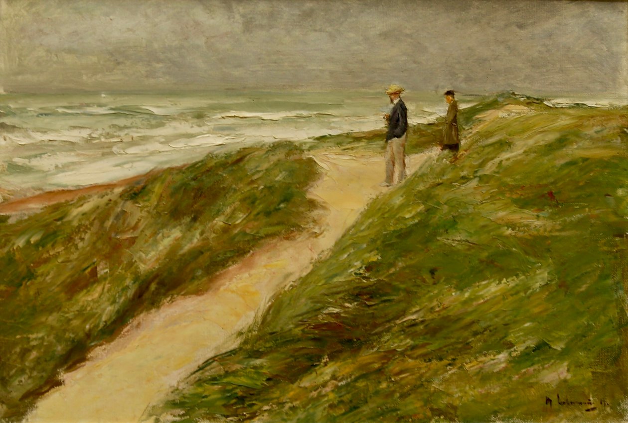 Na duna perto de Katwijk de Max Liebermann
