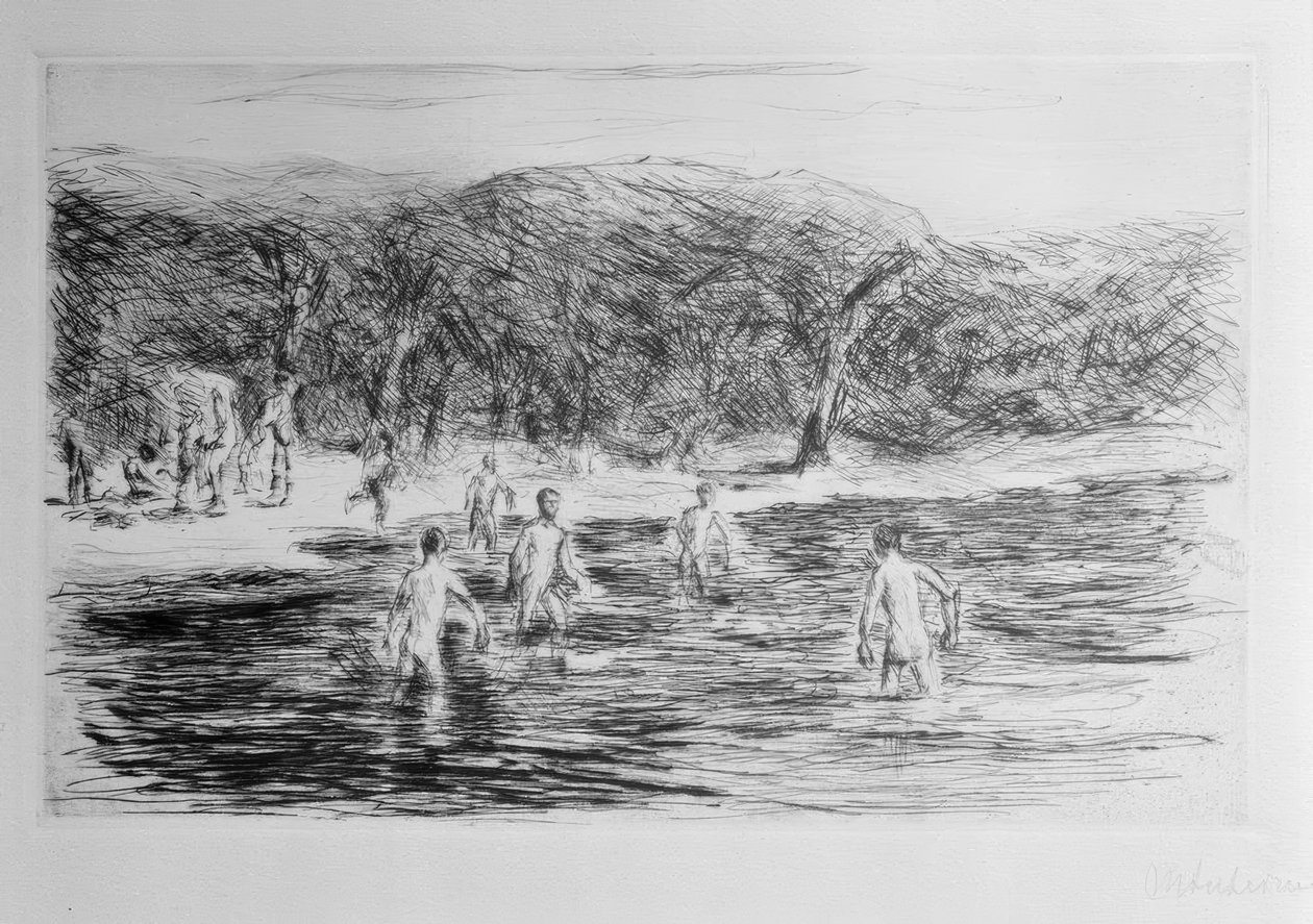 Meninos de banhista de Max Liebermann