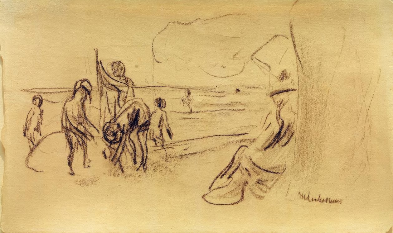 Meninos de banhista de Max Liebermann