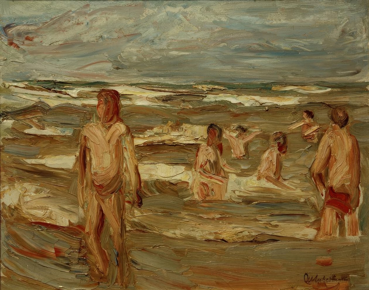 Meninos de banhista de Max Liebermann