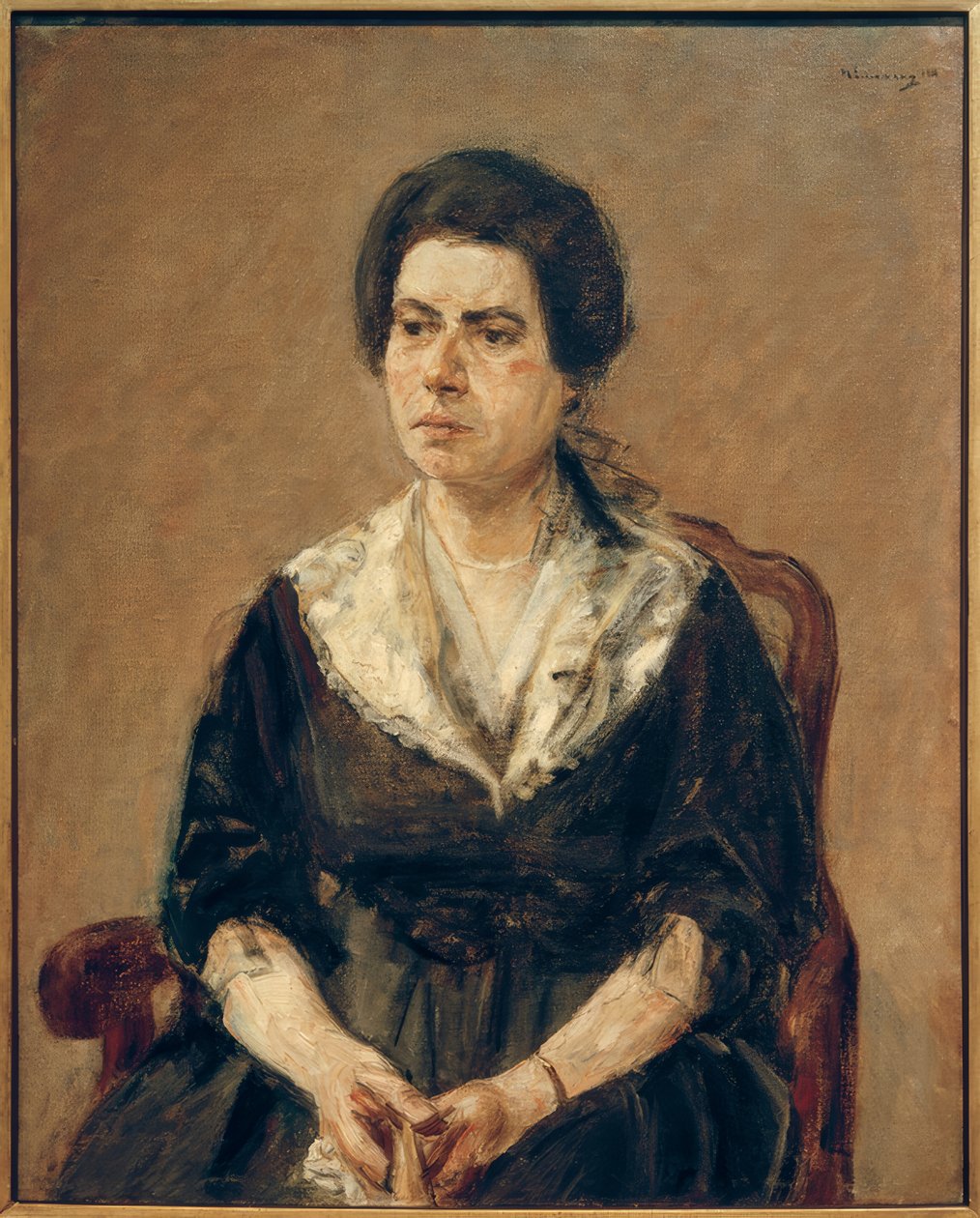 Retrato da Sra. Julie Elias, b. Levi de Max Liebermann