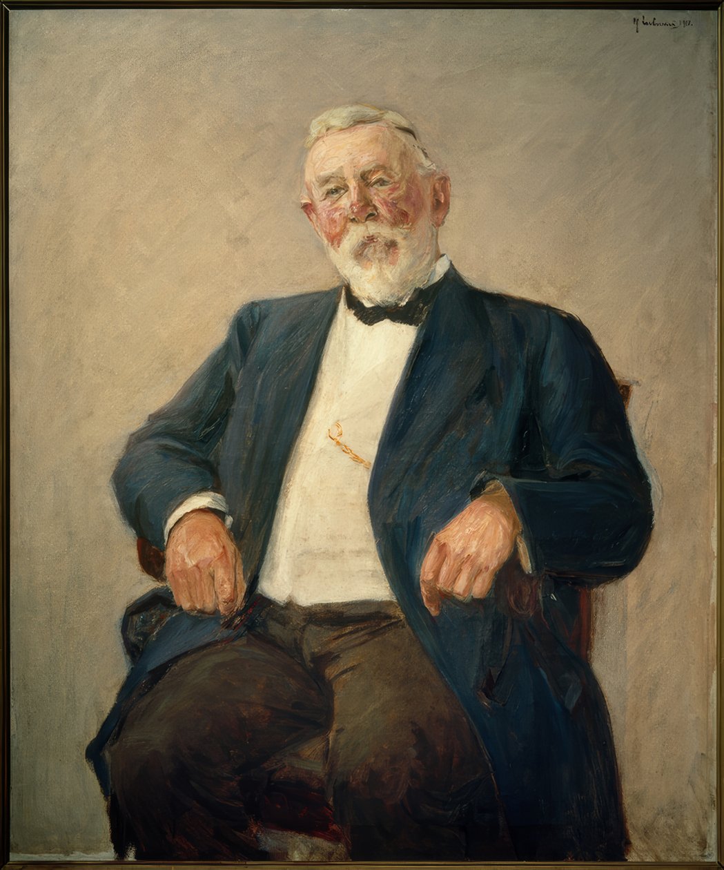 Retrato Friedrich Kuhnt de Max Liebermann