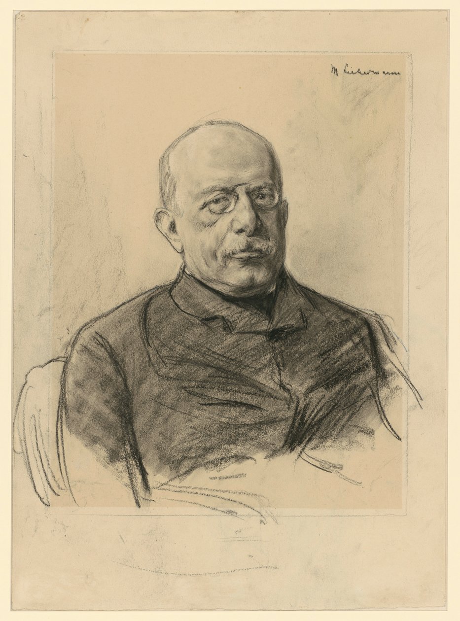 Retrato de Friedrich Lippmann de Max Liebermann