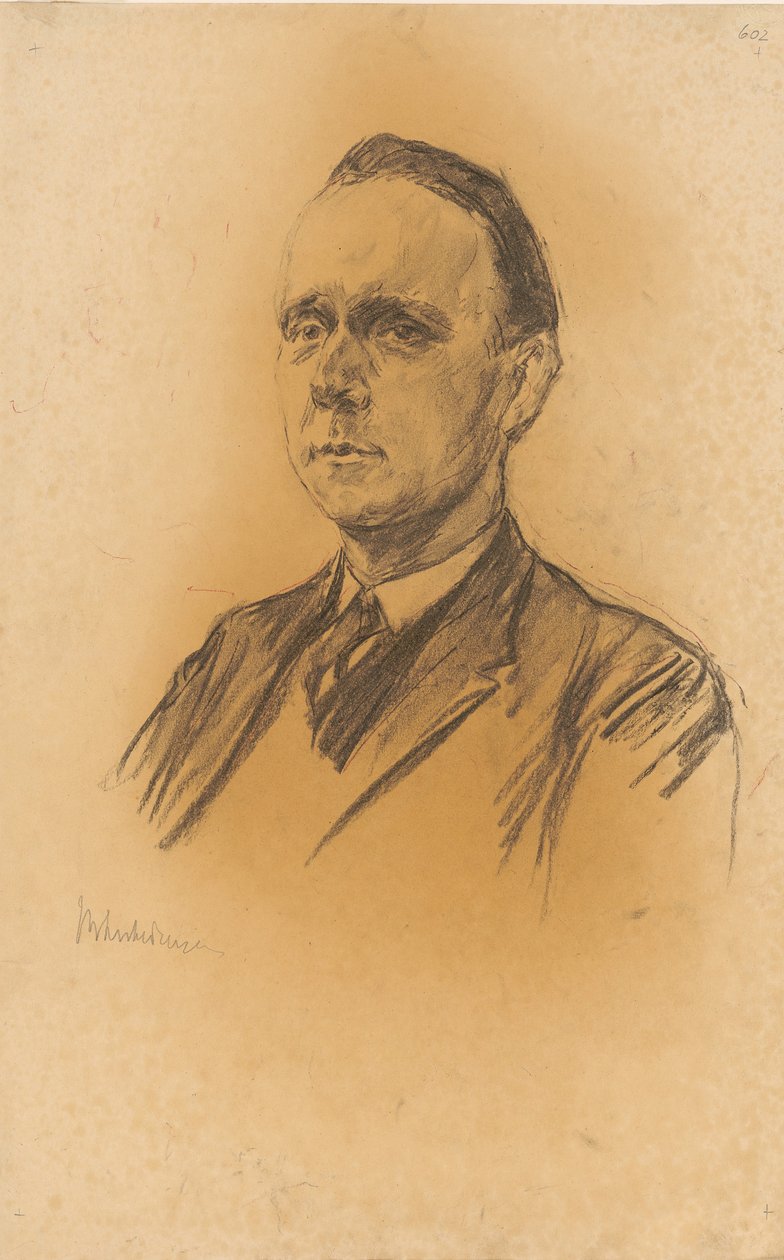 Retrato do professor Werner Jäger de Max Liebermann