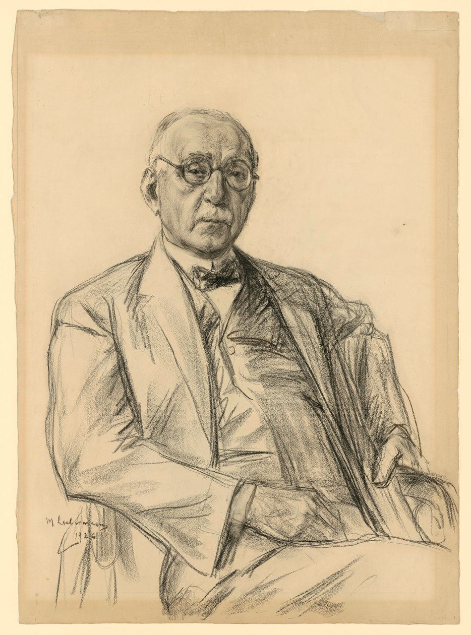 Retrato do coleccionador Oscar Huldschinsky de Max Liebermann