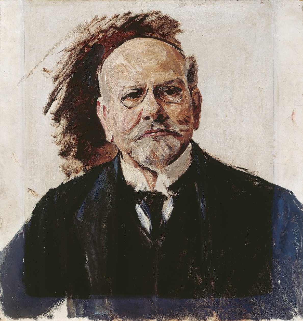 Estudo de retrato de Emil Rathenau de Max Liebermann