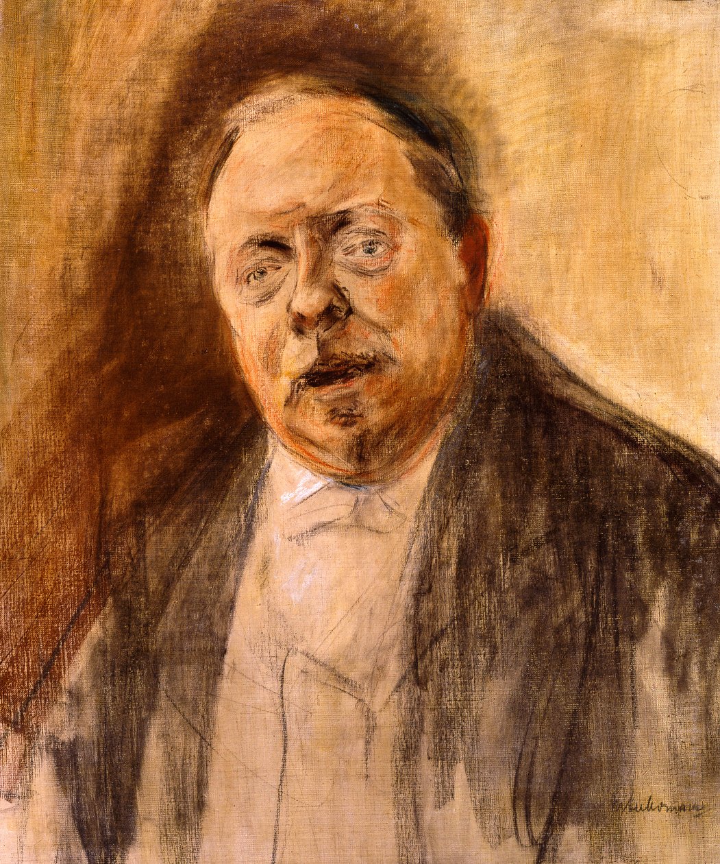 Estudo de retrato do barão Alfred von Berger de Max Liebermann