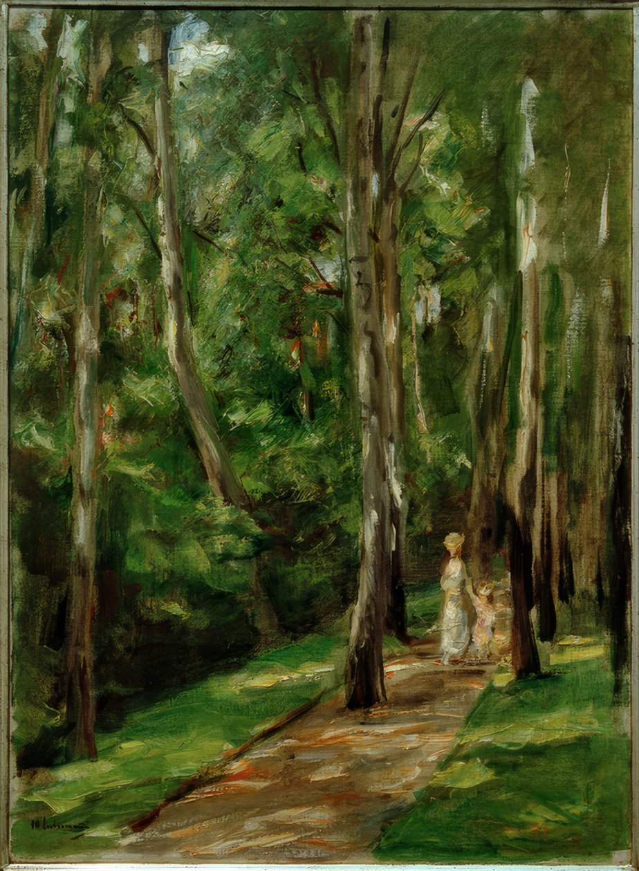 Birkenweg em Wannsee a oeste de Max Liebermann