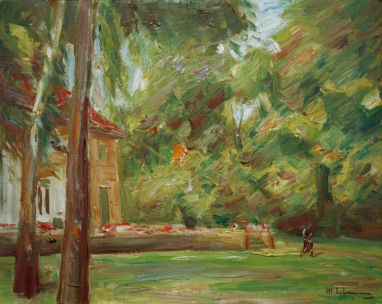 Vista do Birkenallee a noroeste de Max Liebermann
