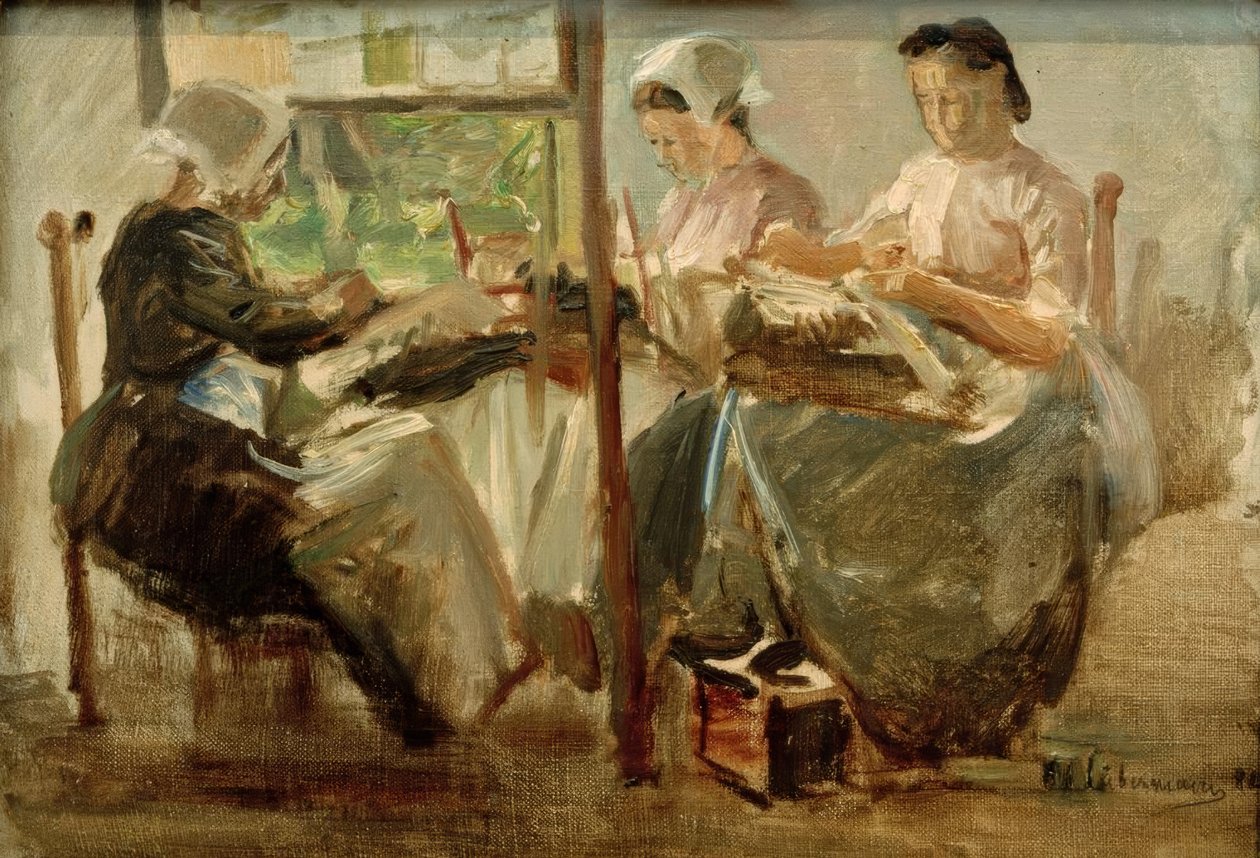 Fabricantes de rendas Brabant de Max Liebermann