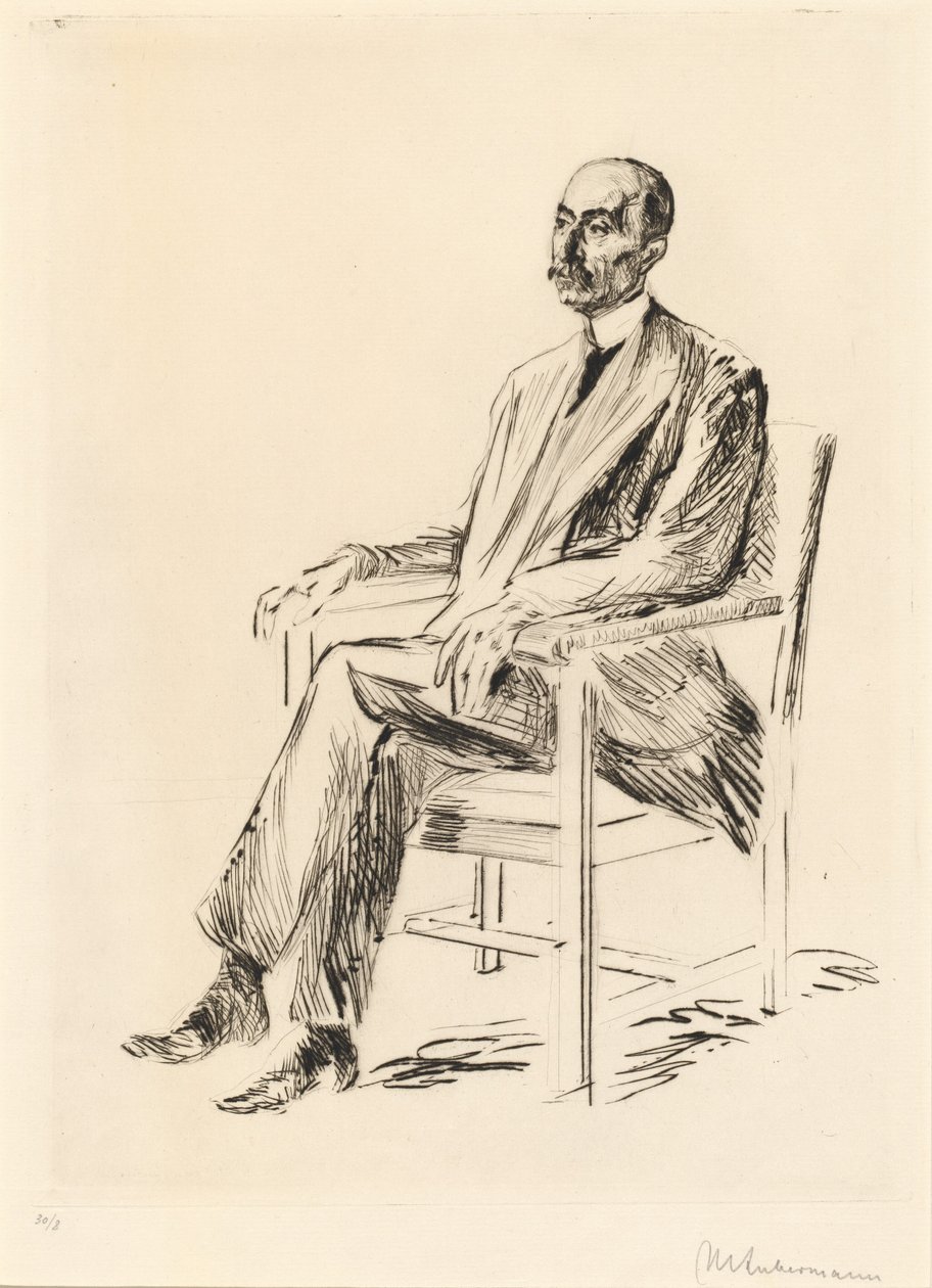 Presidente da câmara Dr. Burchard de Max Liebermann
