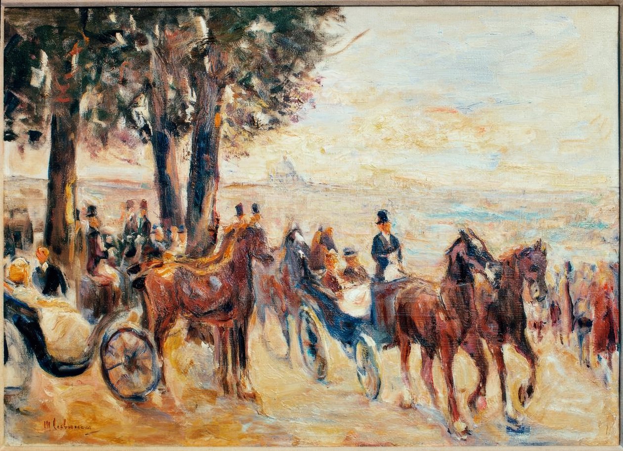 Curso em Monte Pincio de Max Liebermann