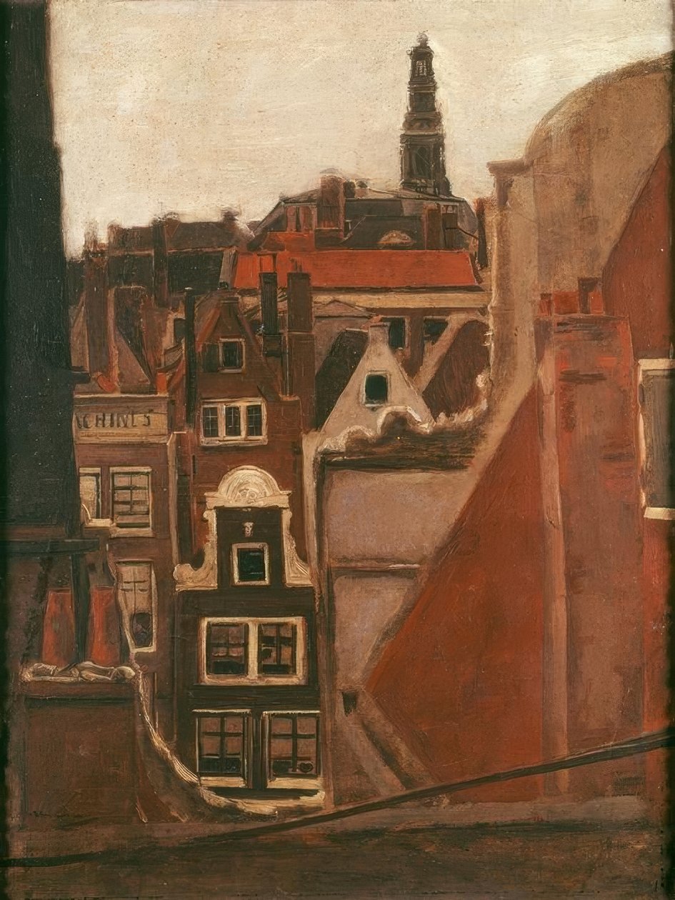 Telhados de Amsterdã de Max Liebermann