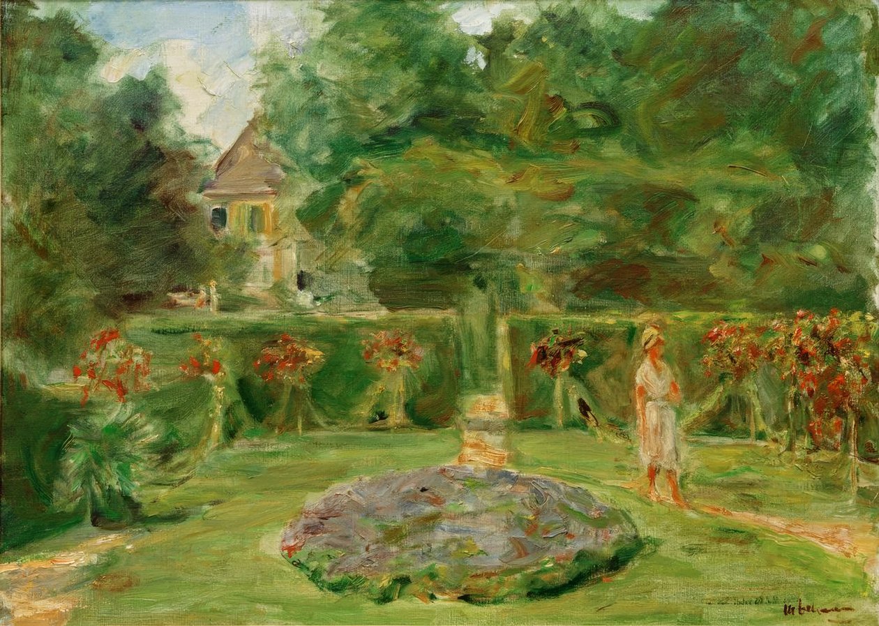 A rotatória no jardim do quintal de Max Liebermann