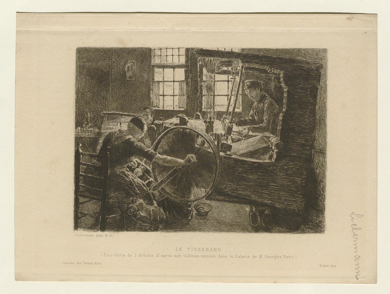 O tecelão de Max Liebermann