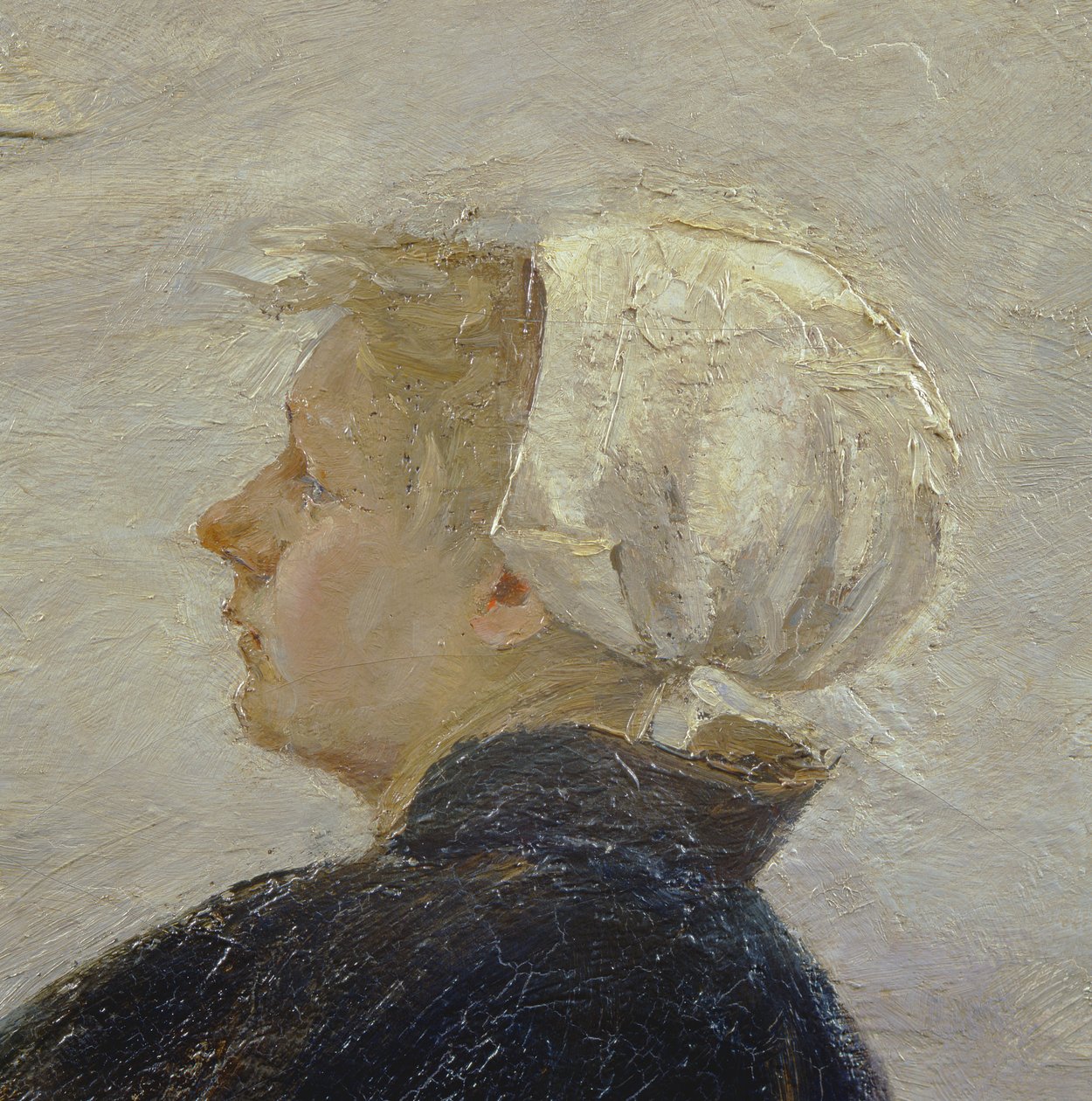 Detalhe de Reparando as Redes, 1889 (ver 144756) de Max Liebermann