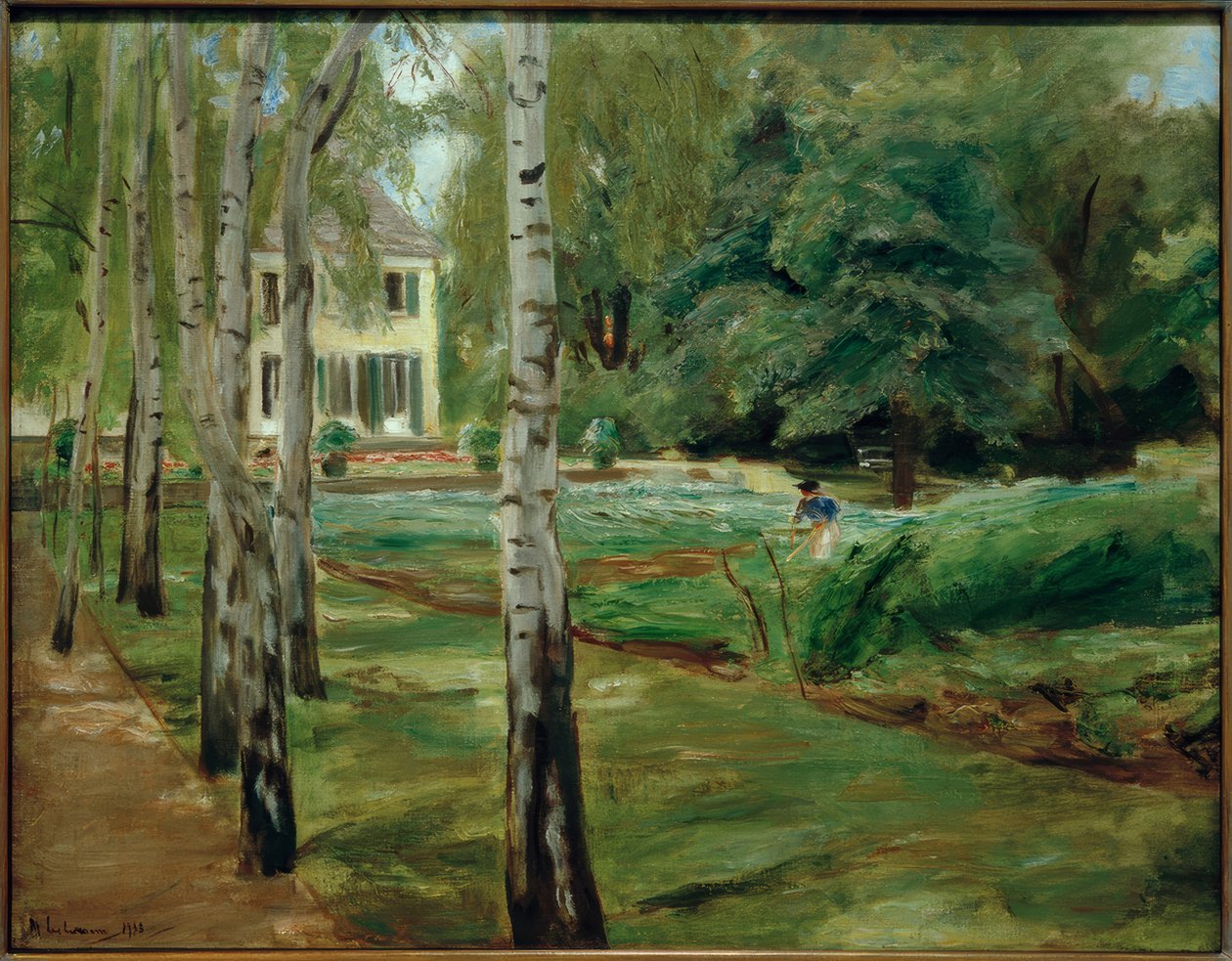 A avenida de bétula no Wannseegarten a oeste de Max Liebermann