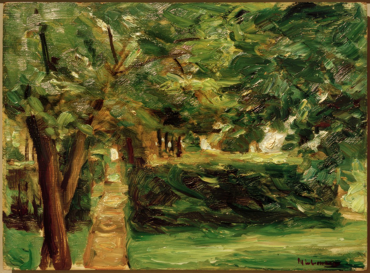 Os jardins de cobertura em Wannsee, a leste de Max Liebermann