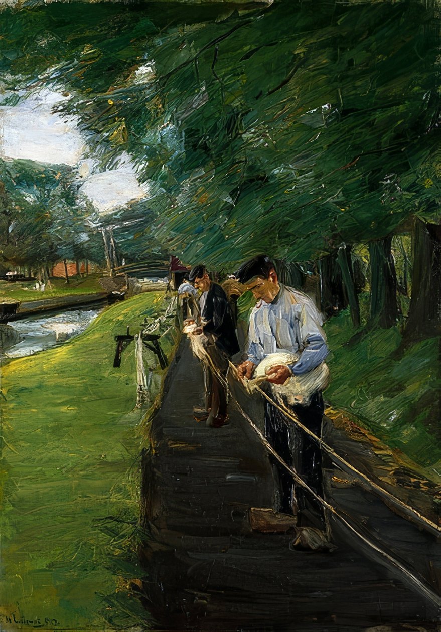 O teleférico em Edam. 1904 de Max Liebermann