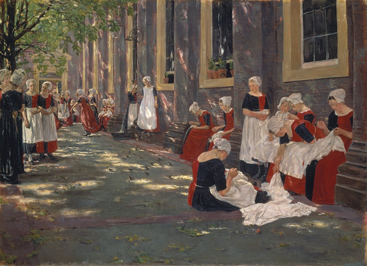 Período livre no orfanato de Amesterdão de Max Liebermann
