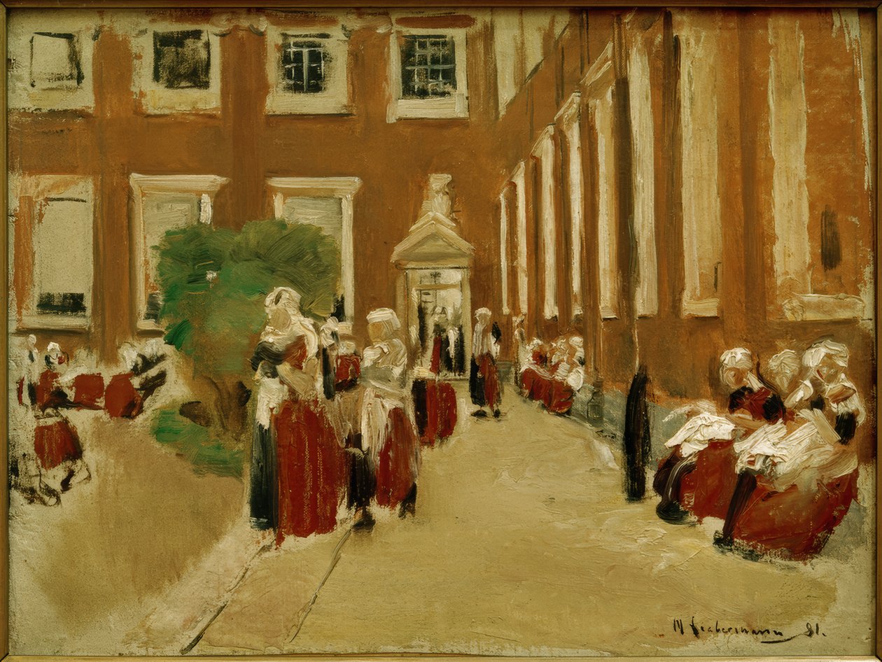 Tempo livre no orfanato de Amsterdã de Max Liebermann