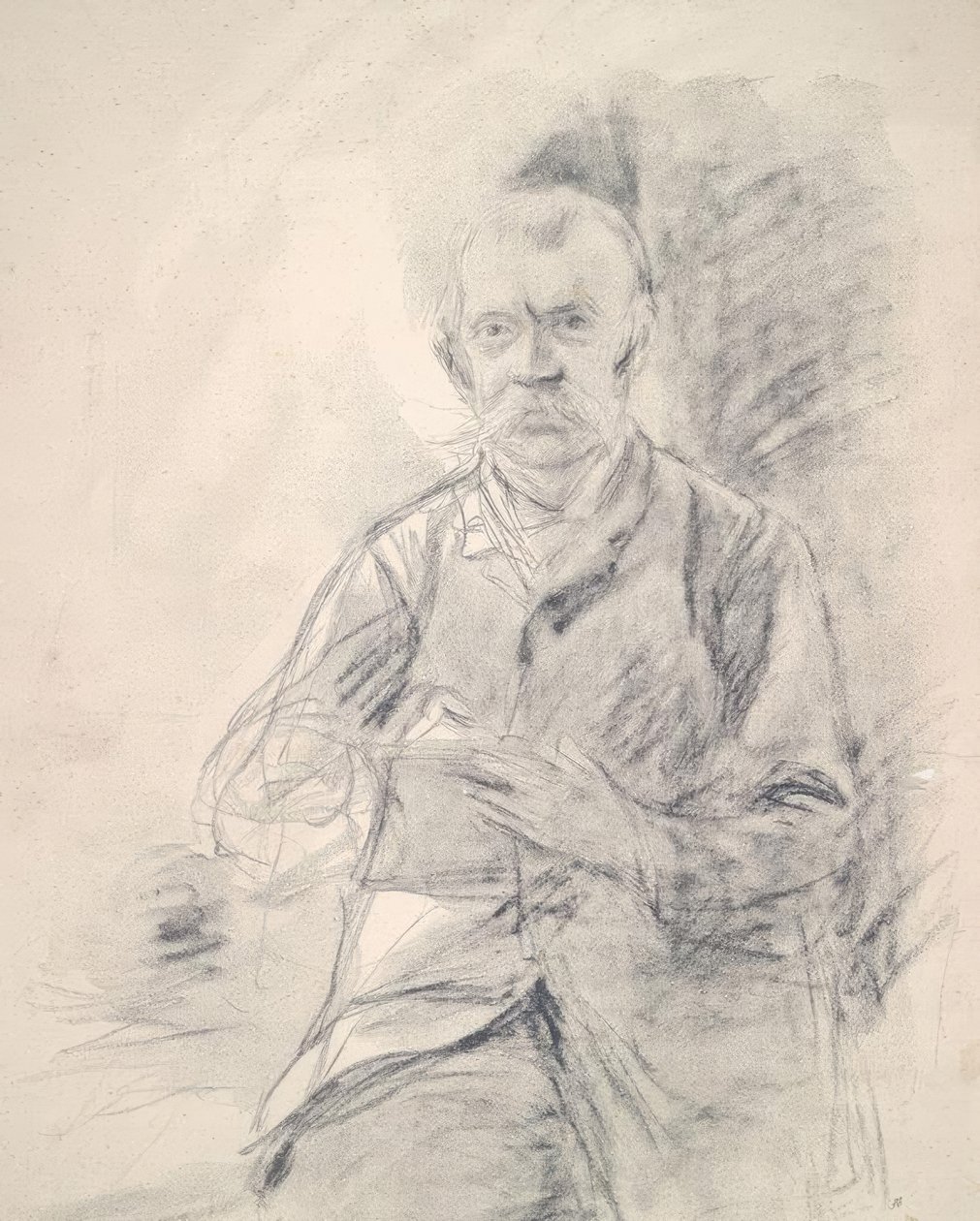 Fritz von Uhde - Litho. v. Liebermann de Max Liebermann