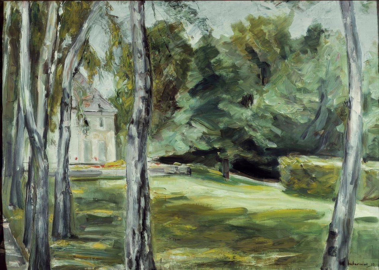 Jardim em Wannsee de Max Liebermann
