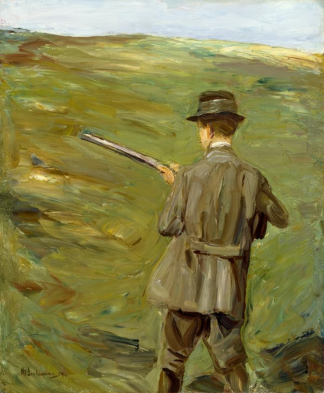 Caçador nas dunas de Max Liebermann